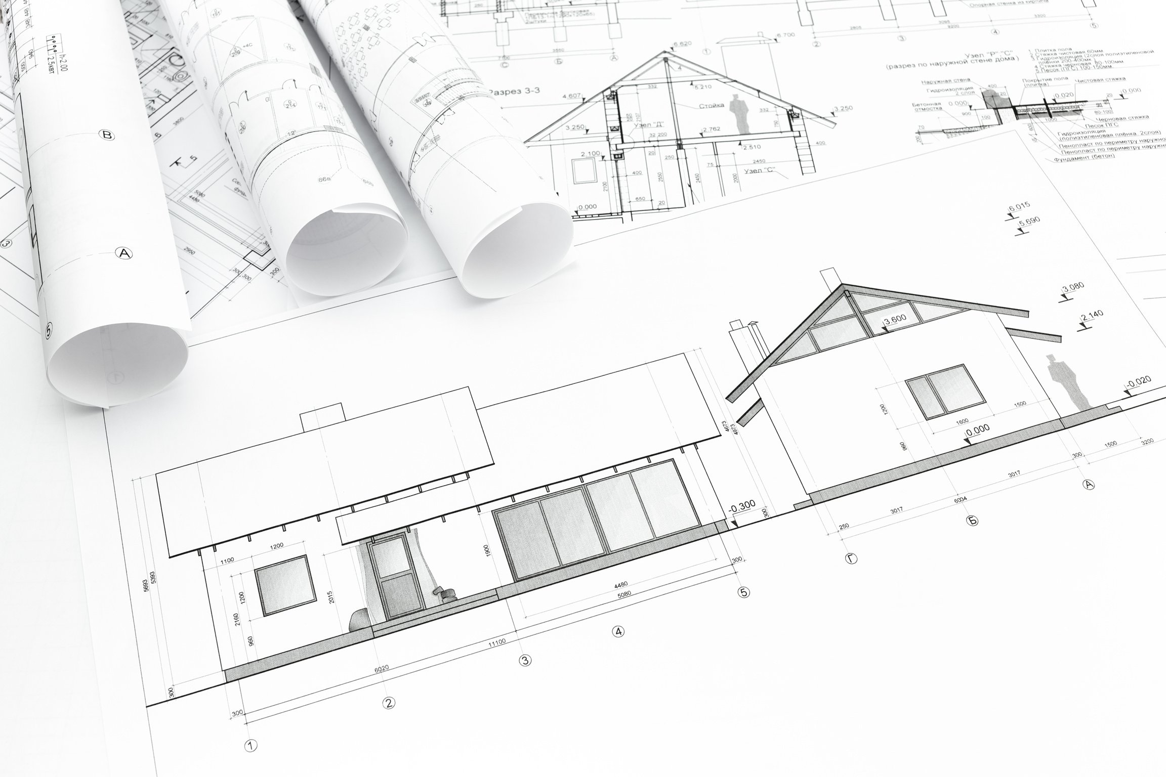 House plan blueprint